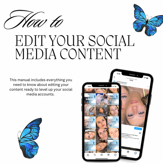 Editing your Social Media Content