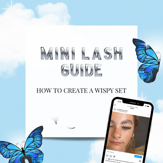 Mini Lash Guide - How to create a wispy set