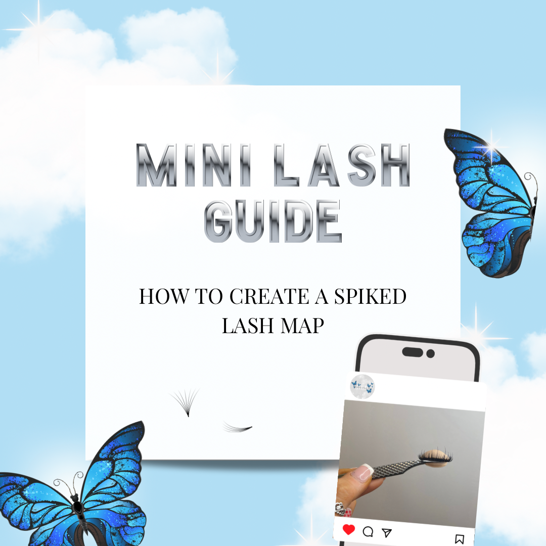 Mini Lash Guide - Creating a spiked lash map