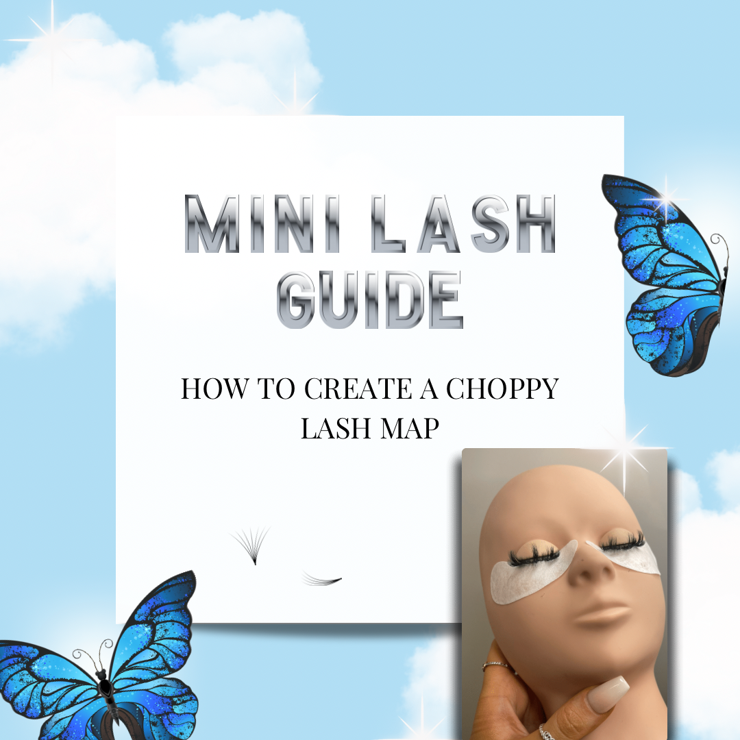 Mini Lash Guide - Creating a choppy lash look